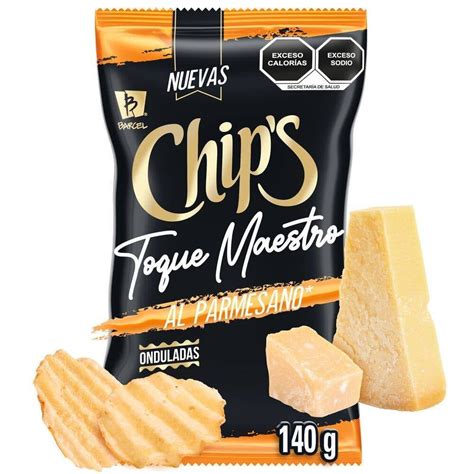 Papas Barcel Chip S Toque Maestro Parmesano 140 G Bodega Aurrera