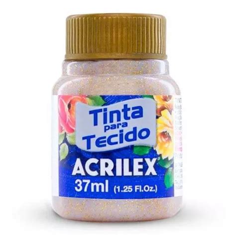 Tinta Para Tecido Acrilex Glitter Ml Cores Diversas Mercadolivre