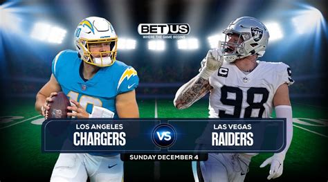 Raiders Vs Chargers Prediction Preview Odds And Picks Dec 04