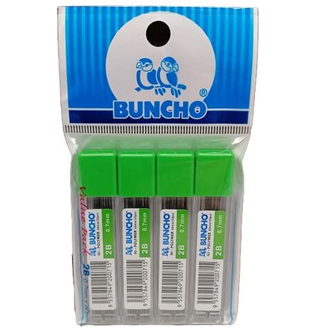 BUNCHO 2B MECHANICAL PENCIL LEAD 0.7MM 4S – Samfah