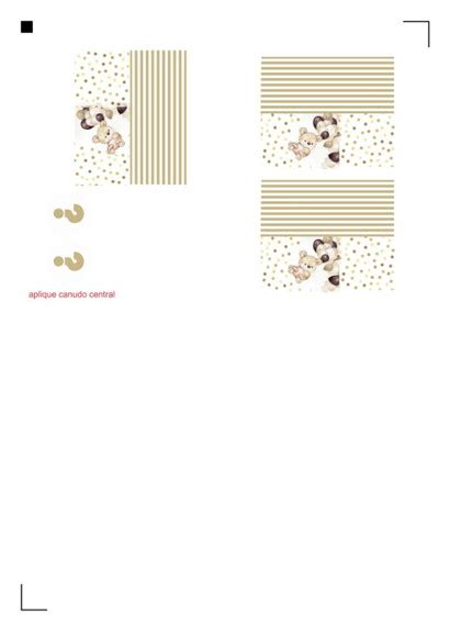 Arquivo de Corte Chá Revelação Ursinho Nude Elo