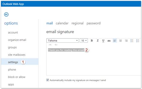 How To Add Signature In Outlook Web Fadlongisland