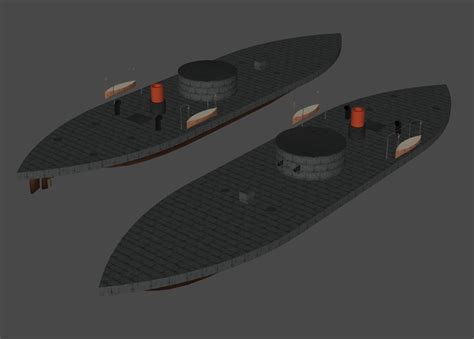 Usn Passaic Class Monitor Stl Port By Digitalexplorations On Deviantart