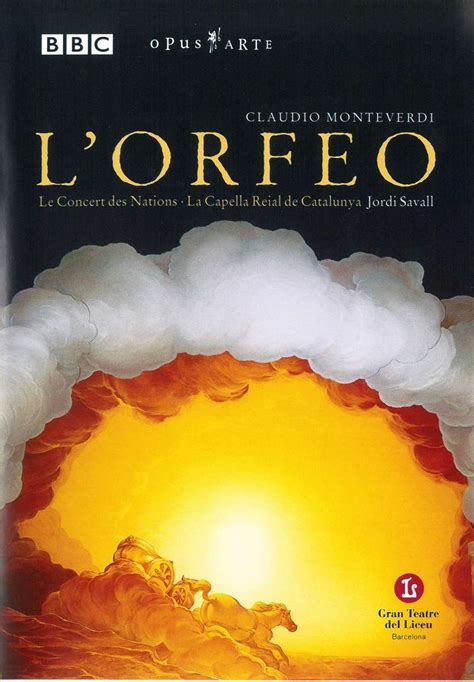 Claudio Monteverdi L Orfeo Dvd Jpc