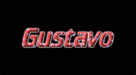 Gustavo Logo Herramienta De Diseño De Nombres Gratis De Flaming Text