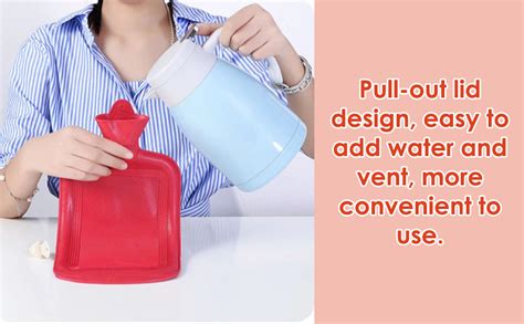 Amazon Portable Rubber Hot Water Bottle ML ML ML ML Large Winter Warm Hot