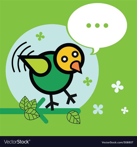 Bird twitter Royalty Free Vector Image - VectorStock