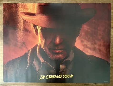 INDIANA JONES ET Le Cadran Du Destin 2023 Affiche Quad Originale