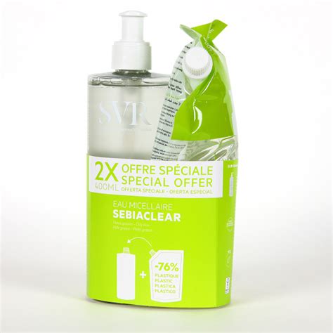 SVR Sebiaclear Agua Micelar 400ml Con EcoPack Recargable 400ml Precio