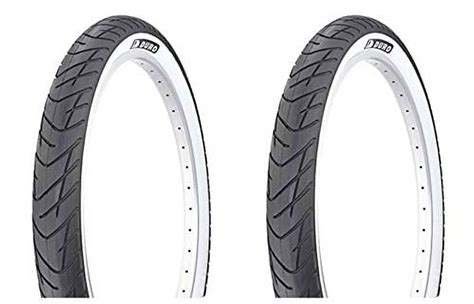 Lowrider Tire Set Tires Two Tires Duro X Black White Side