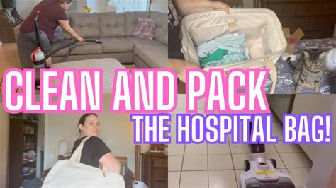 Clean With Me And Pack The Hospital Bag Weeks Pregnant Extreme