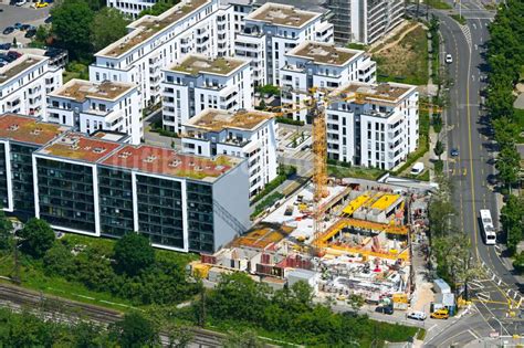 Darmstadt Von Oben Eckhaus Baustelle Zum Neubau Eines Wohn Und