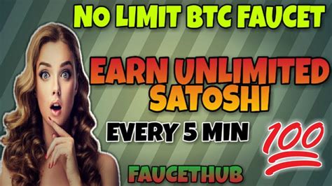 Earn Unlimited Satoshi Timer Min No Limit Bitcoin Faucet