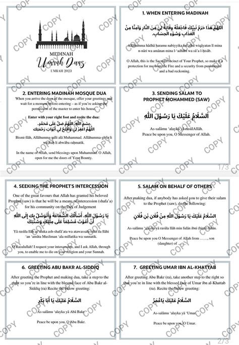 Umrah Flash Cards Printed Umrah Dua Book Makkah Madinah Dua Book Umrah