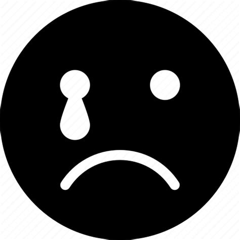 Cry Emoticons Expression Face Sad Icon