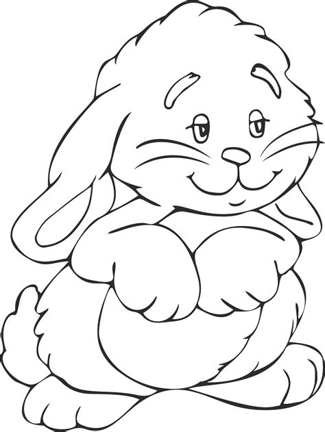 Clipart bunny outline png – Clipartix