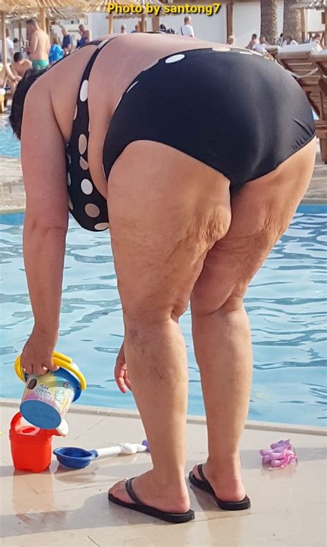 Candid Beach Ssbbw Bbw Mature Photo X Vid