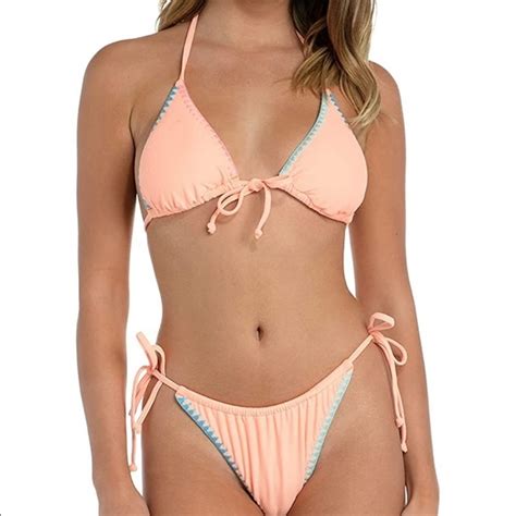 Hobie Swim New Hobie Sandy Shells Triangle Bikini Top Tanga Bikini