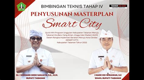 Bimbingan Teknis Smartcity Tahap Iv Penyusunan Master Plan Smart City