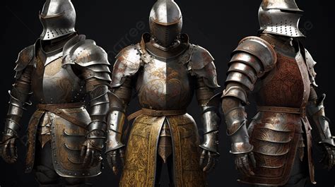 Five Medieval Armor Set Background, Pictures Of Knights In Armor, Armor ...