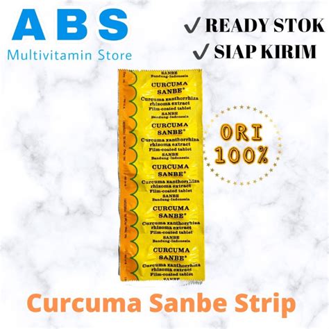 Curcuma Sanbe Strip Isi 10 Tablet Lazada Indonesia