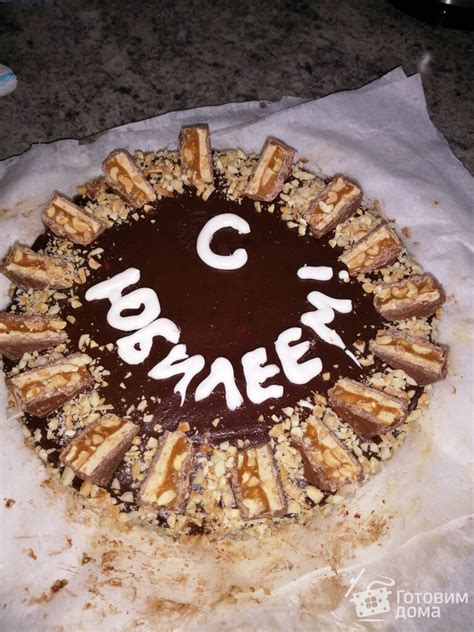 Торт "Сникерс" с арахисовой пастой. - пошаговый рецепт с фото на ...