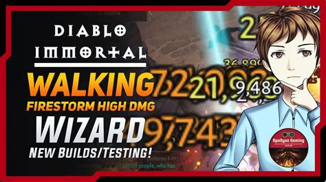 Walking Firestorm High Damage Wizard New Builds Testing Inferno