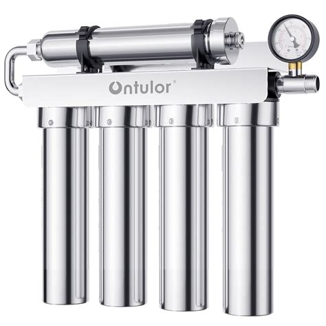 Ontulor Under Sink Water Filter System Stainless Steel Filtration