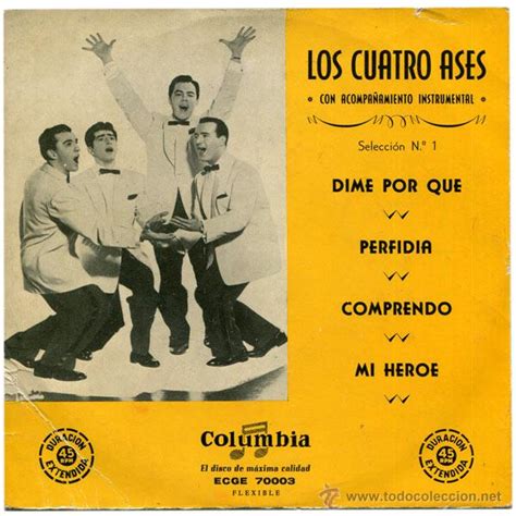 Los Cuatro Ases The Four Aces Los 4 Ases Comprar Discos Ep