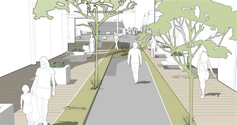 Calle Peatonal Agro Bulevar Streetscape Design Urban Landscape