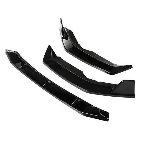 Painted Bright Black Front Bumper Lip Chin Spoiler Splitter For Nissan