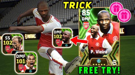 Trick To Get Epic Arsenal 102 Rated P Vieira D Bergkamp Trick