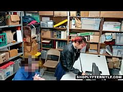 Hot Asian Milf Christy Love Has Sex With Security Guard To Get Virgin Stepdaughter Off Of