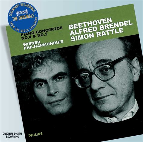 Piano Concertos Alfred Brendel Piano Sir Simon Rattle