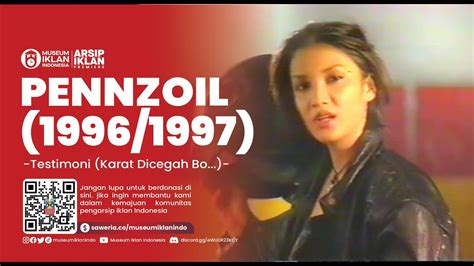 Iklan Pennzoil Testimoni 1996 1997 Karat Dicegah Bo YouTube