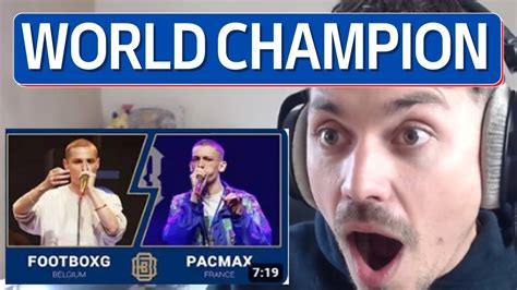 Judge World Beatbox Championship Reacts FootboxG Vs PACmax Men