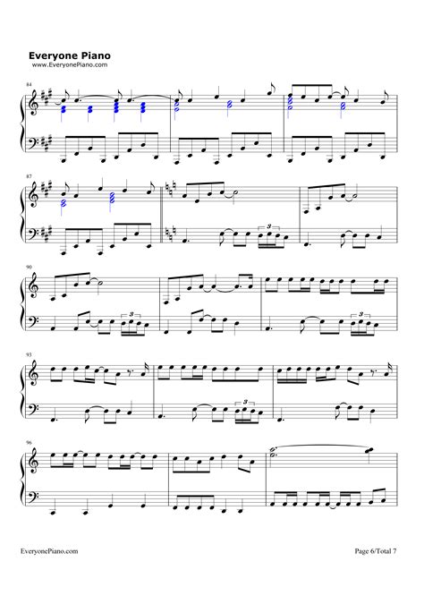 Californication Red Hot Chili Peppers五线谱预览 EOP在线乐谱架