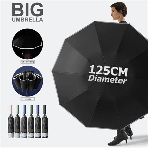 Guarda Chuva Dobr Vel Autom Tico Masculino Super Grande Imperme Vel