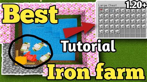 How To Build Iron Farm For 120 Minecraft Pocket Edition Tutorial To