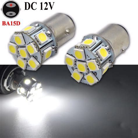 10pcslot High Quality Dc 6v 12v 24v 1157 Bay15d Ba15d Led Bulb Lamp Light 1142 Led Ship Lamp