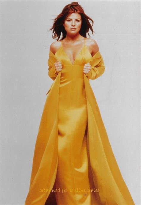 Yasmine Bleeth Stunning In Gold Satin 4x6 Photo Etsy UK