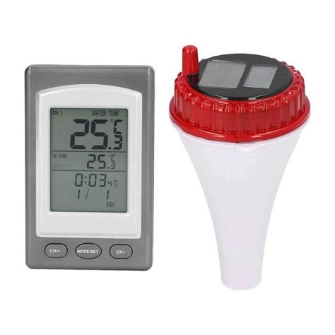 Thermomètre De Piscine Sans Fil Kits De Test De Bassin Thermomètres