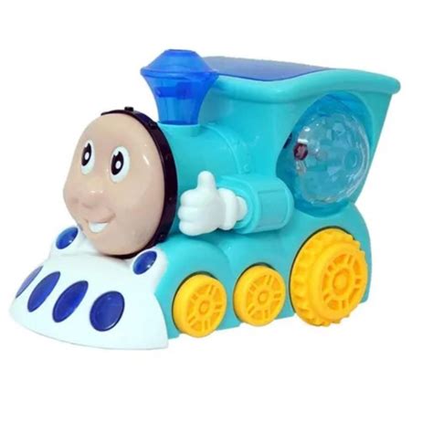 Brinquedo Trem Thomas Trenzinho Infantil Luz Som Bate Volta Em Promo O