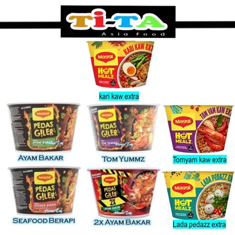Tita Maggi Pedas Giler Hot Mealz Shopee Malaysia