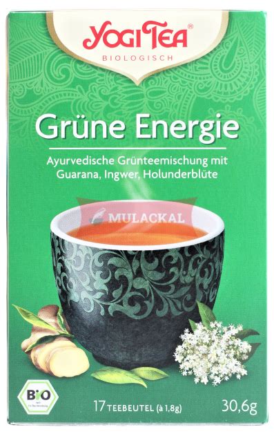 Mulackal Yogi Tea Gr Ne Energie Tee Bio X G