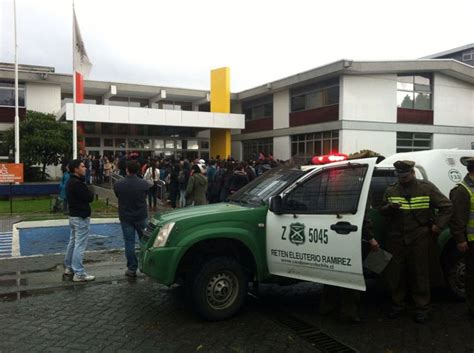 Más de dos mil personas fueron evacuadas en la Universidad de Los Lagos