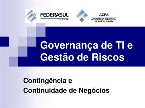 Ppt Governan A De Ti E Gest O De Riscos Powerpoint Presentation Free