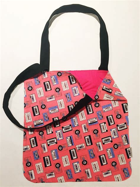 Cassette Tape Tote Bag Mixtape 80s Theme Tote Bag Etsy