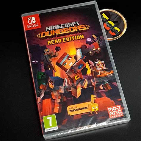 Minecraft Dungeons Hero Edition Switch EU Game In EN FR DE ES IT JP CH