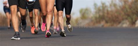 Marathon running race stock image. Image of fitness - 283508933